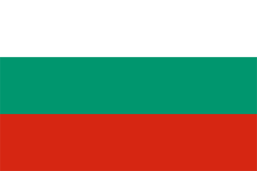 Bulgariens nationale flag