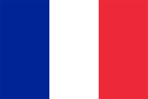 Nationale vlag van Frankrijk