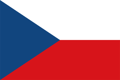 Nationale vlag Tsjechië